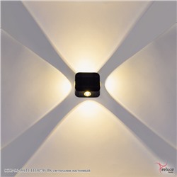 86007-9.2-004TL LED4*3W BK светильник настенный