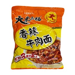 Лапша б/п острая со вкусом говядины Jinmailang, Китай, 91 г Акция