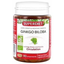 Superdiet Ginkgo Biloba Bio 80 Comprim?s