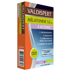 Valdispert M?latonine 1 mg 4 Actions 30 Capsules