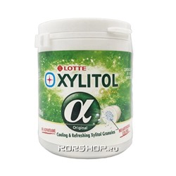 Жевательная резинка Оригинал Alpha Xylitol Gum Original Lotte, Корея, 86 г Акция