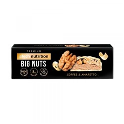 Батончик Big nuts со вкусом кофе и амаретто, с грецким орехом в глазури