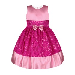 Нарядное платье для девочки с гипюром 84274-ДН19