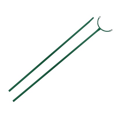 Опора для ветвей, h = 200 см, d = 1.6 см, металл, зелёная