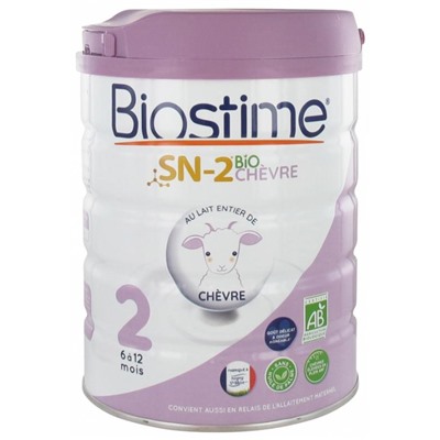 Biostime SN-2 Bio Ch?vre 2?me ?ge de 6 ? 12 Mois 800 g