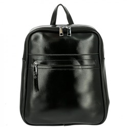 Женская кожаная сумка-рюкзак 8238 BLACK