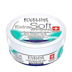 Eveline  Extra Soft  Крем 200мл отбеливающий Whitening для любого типа кожи, Б