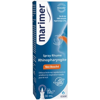 Gilbert Marimer Spray Rhume Rhinopharyngite Nez Bouch? 30 ml