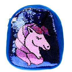Текстильный рюкзак с пайеточным рисунком «Единорог»