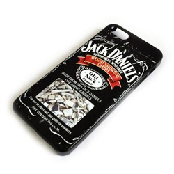 Чехол для iPhone 5/5s "Jack Daniel s"  (wood smoking chips)