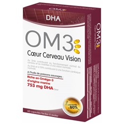 OM3 Coeur Cerveau Vision 60 Capsules