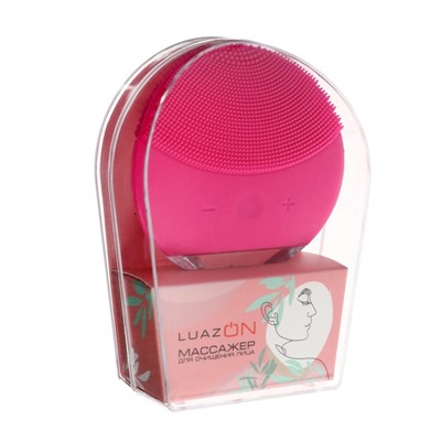 Вибромассажёр для очищения лица Luazon LEM-42, ультразвуковой, 150 мА/ч, от USB, МИКС