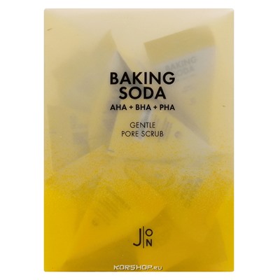 Скраб для лица с содой Baking Soda Gentle Pore Scrub J:ON, Корея, 20*5 г