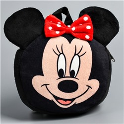 Рюкзак детский плюшевый, 18,5 см х 5 см х 22 см "Мышка", Минни Маус