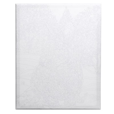 Картина по номерам на холсте с подрамником «Кролик на снегу» 40 × 50 см