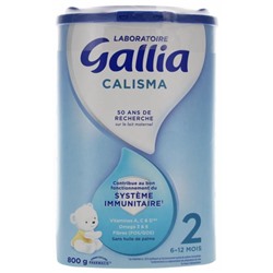 Gallia Calisma 2?me ?ge 6-12 Mois 800 g