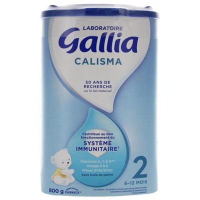 Gallia Calisma 2?me ?ge 6-12 Mois 800 g