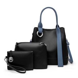 Набор сумок из 3 предметов, арт А52, цвет:чёрный