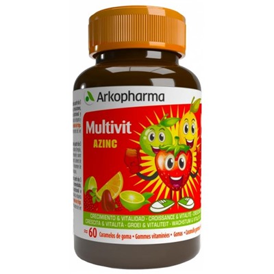 Arkopharma Multivit Azinc 60 Gommes Vitamin?es