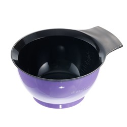 Dewal Чаша для смешивания краски с ручкой и прорезиненной вставкой T-007lavender, пластик, фиолетовый, 330 мл