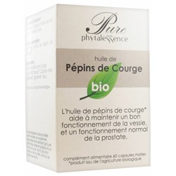 Phytalessence Pure P?pins de Courge Bio 60 Capsules