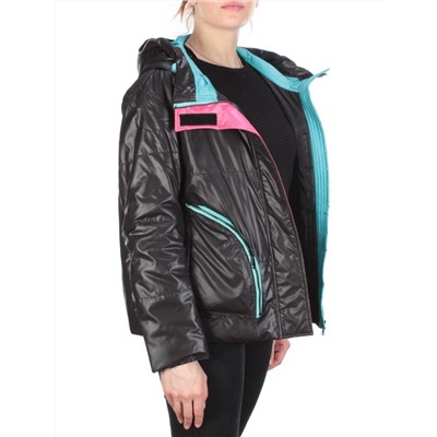 008 BLACK Куртка демисезонная женская (100 гр. синтепон)