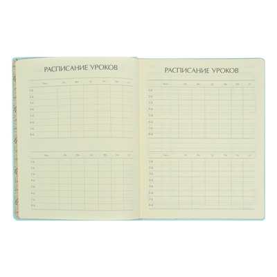 Дневник универсальный для 1-11 классов, 48 листов «Зайка с сердечком», обложка из искусственной кожи