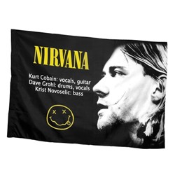 Флаг "Nirvana" (Kurt Cobain)