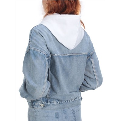 J7732 BLUE Куртка джинсовая женская YI SUO (100% хлопок)
