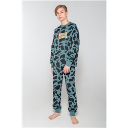 КБ 2795/темный малахит пижама