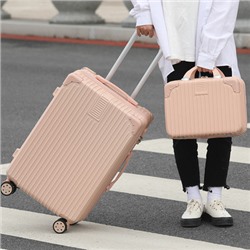 Набор чемодан и сумка, арт ЧД3, цвет:хаки