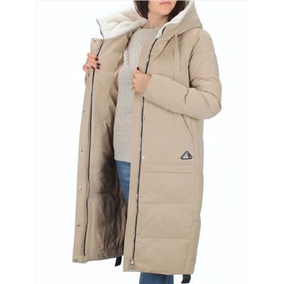 2270 BEIGE Пальто зимнее женское (200 гр. тинсулейт)