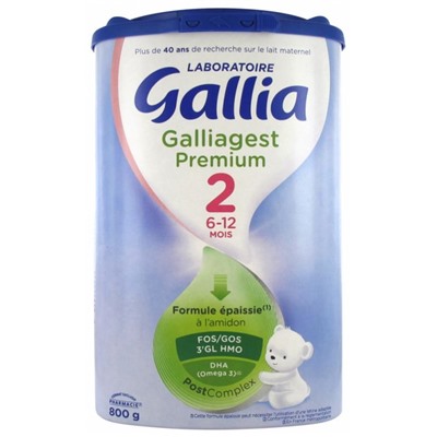 Gallia Galliagest Premium 2e Age 6-12 Mois 800 g