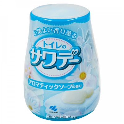 Освежитель воздуха для туалета Чистое Мыло Sawaday Aromatic Soap Flavor Kobayashi, Япония, 140 г