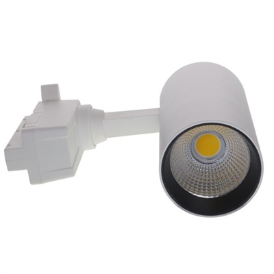 ULB-Q277 20W/4000К WHITE Светильник-прожектор светодиодный трековый. 1550 Лм. Белый свет (4000К). Корпус белый. ТМ Volpe