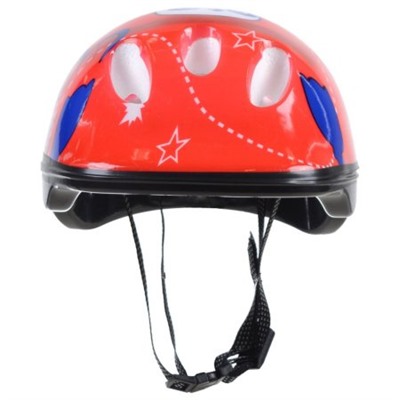Шлем защитный. 4-15лет / Yan-090R / уп 50 / красный