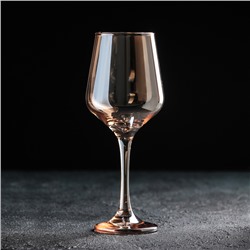 Бокал стеклянный для вина «Кьянти», 400 мл, 8,5×22 см, цвет золотой