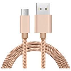 Кабель Energy ET-28 USB/MicroUSB, цвет - золотой