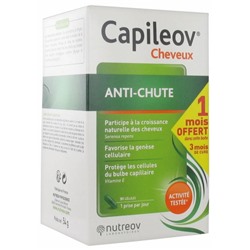 Nutreov Capileov Cheveux Anti-Chute 90 G?lules 1 Mois Offert