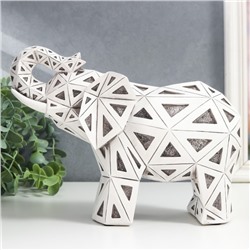 Сувенир полистоун 3D "Слон Геометрия" 25,7 см