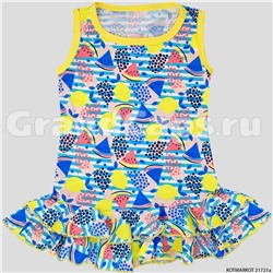 Платье для девочки без рукавов "Фрукты", KotMarKot (21721а)