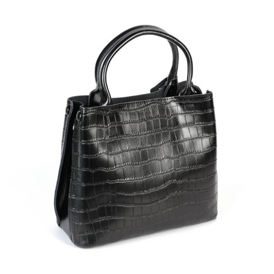 Женская кожаная сумка 1546-220 Блек