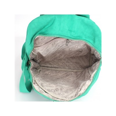 Рюкзак жен текстиль BoBo-5806-6,  1отд,  5внеш,  3внут/карм,  зеленый 238628