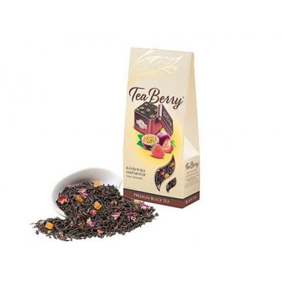 TeaBerry чай черный Сочная клубника со вкусом маракуйи