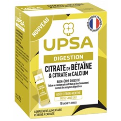 UPSA Citrate de B?ta?ne et Citrate de Calcium 10 Sachets