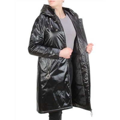 F03 BLACK Куртка демисезонная женская (100 гр. синтепон)
