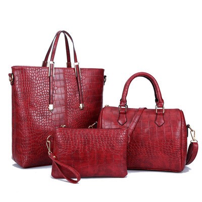 Набор сумок из 3 предметов, арт А55, цвет:красный